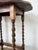 Antique English Barley-Twist Side Table With Scalloped Top, C. 1900 For Sale - Image 4 of 9