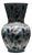 Handmade Ceramic Vase (30cm) Traditional Turkish Carnation & Tulip Pattern – Classic Flared Neck Decor For Sale