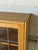 Oak Leaded Glass 2-Door Bookcase Vintage Mid-Century Modern 1970s For Sale - Image 9 of 11