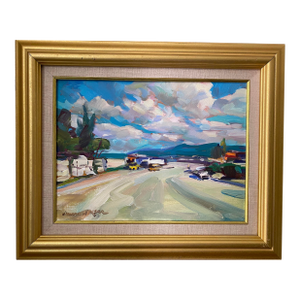 "West End Road 11, Negril" Oil Painting by James P. Kerr