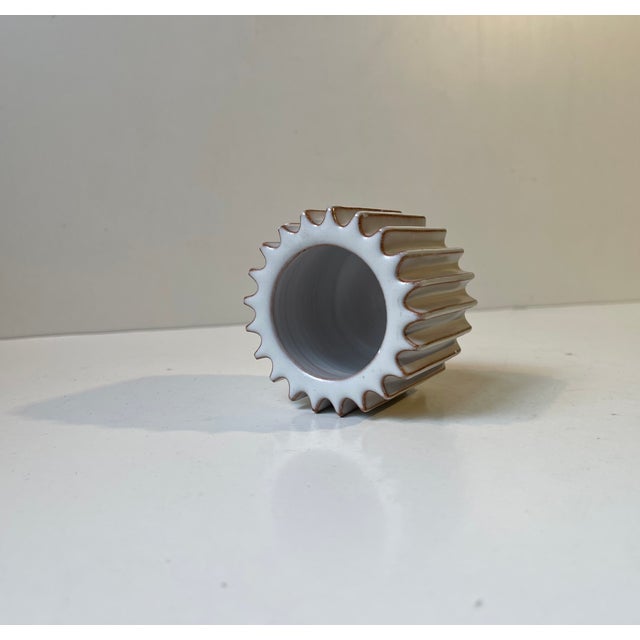 1940s Vintage Art Deco Ceramic Vase by Christan Schollert, 1940s For Sale - Image 5 of 11