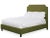 Modern Reagan King Bedframe, Olive Velvet For Sale - Image 3 of 4