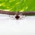 2020s Red Spinel Ring With Earth-Mined Diamond Accents: Solid 14k Gold, Round 5mm, Size 6.75 For Sale - Image 5 of 9