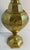 20th Century Indian Engraved Brass Table Lamp With Floral Decoration For Sale In Miami - Image 6 of 7