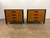 A sophisticated pair of four-drawer nightstands or side tables designed by Harvey Probber, Fall River, Massachusetts....