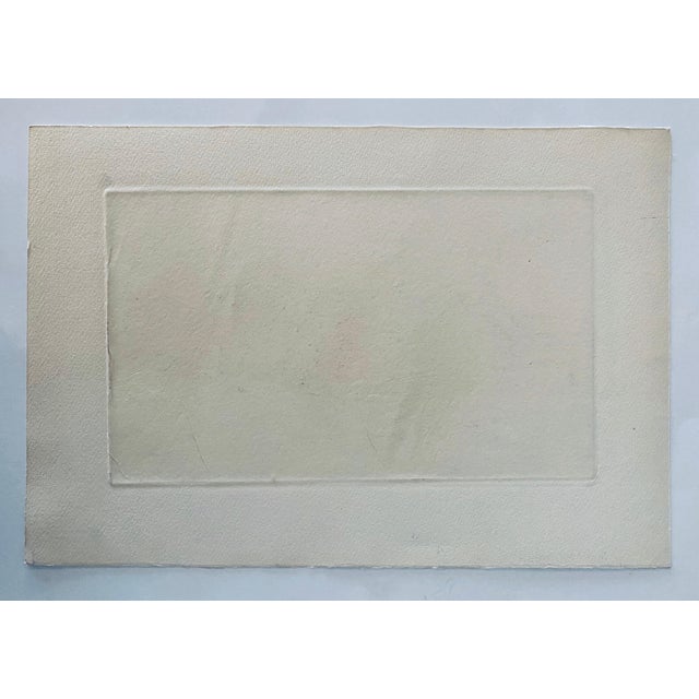 Printmaking Materials Robert A. Birmelin, Falling Figure, American Modernist Abstract Etching For Sale - Image 7 of 8