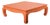 Vintage Orange Ming Style Coffee Table For Sale