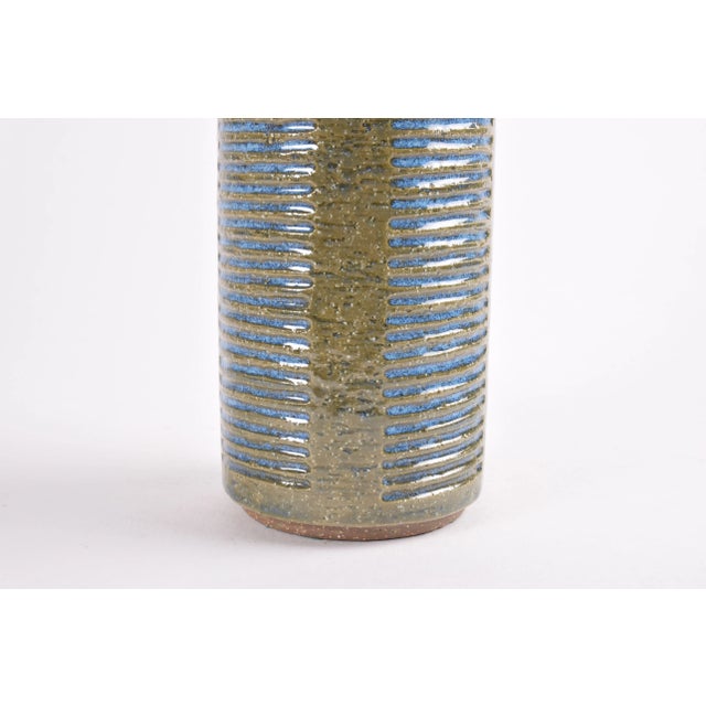 1960s Danish Table Lamp in Ceramic from Palshus, 1960s For Sale - Image 5 of 11