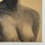Figurative Vintage Realist Female Nude Charcoal Sketch on Toned Paper (1953) For Sale - Image 3 of 4