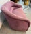 Mauve Vintage Upholstered Mid-Century Modern Sculptural Loveseat For Sale - Image 8 of 15