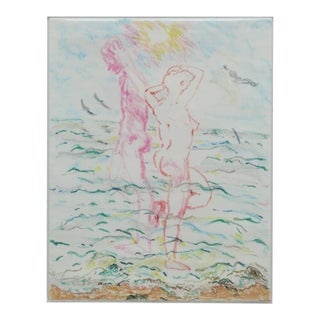 Sandra Orlovsky, Figures at the Shore, Original Artwork For Sale
