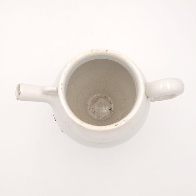 Faïence Pharmacy Jar, France, 18th Century or Earlier For Sale - Image 10 of 11