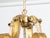 Baroque Early 20th Century French Baroque Style Giltwood Lantern with Carved Volutes and Textured Glass For Sale - Image 3 of 11