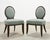 Wood Set of Six Barbara Barry for Baker Oval X-Back Dining Chairs For Sale - Image 7 of 16