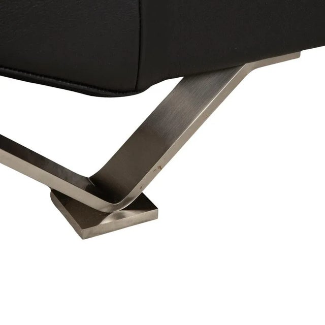 Relevé Corner Sofa in Black Leather from Natuzzi For Sale - Image 5 of 17