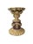 Vintage Solid Brass Swag Tassel Altar Pillar Candle Holder For Sale - Image 10 of 12
