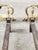 Antique English 19th Century Brass Andirons - A Pair For Sale - Image 10 of 11