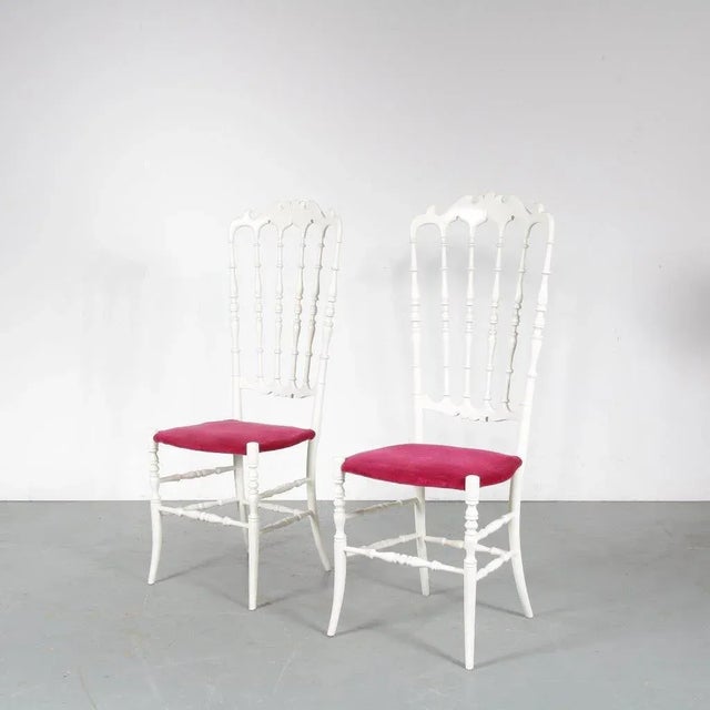 Set of Chairs from Chiavari, 1960s For Sale - Image 9 of 9