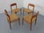 Model 75 Teak & Papercord Chairs by Niels Otto Møller for JL Møller, 1960s, Set of 4 For Sale - Image 4 of 18