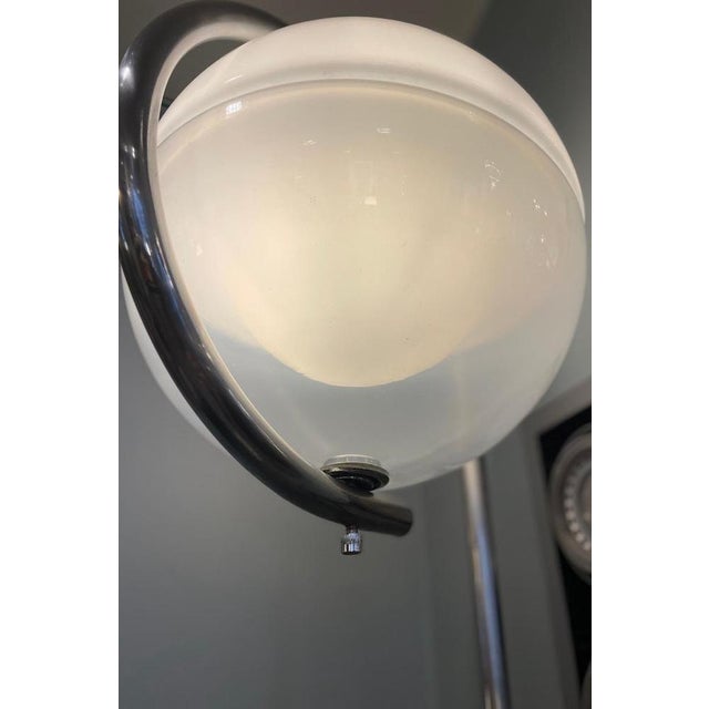 Iron and Glass Floor Lamp, 1970s For Sale - Image 10 of 11