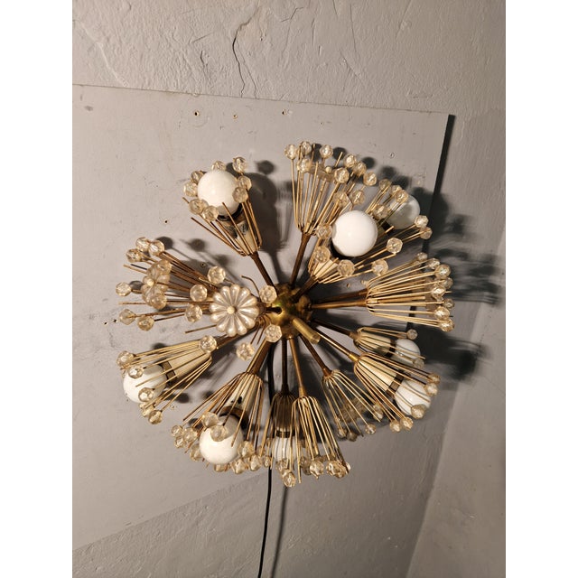 Sputnik Wall Lamps by Emil Stejnar for Rupert Nikoll, Austria, 1960s, Set of 2 For Sale - Image 10 of 17