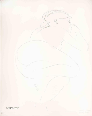 Emilio Greco, Estate 1973 Edition of 90, 1970s, Etching