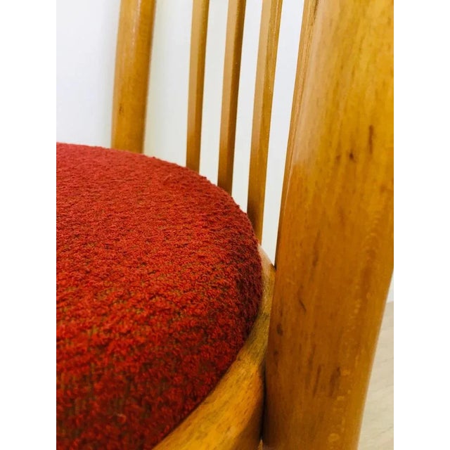 Set of Mid-Century Czech Light Blue Dining Chairs from TON For Sale - Image 9 of 16