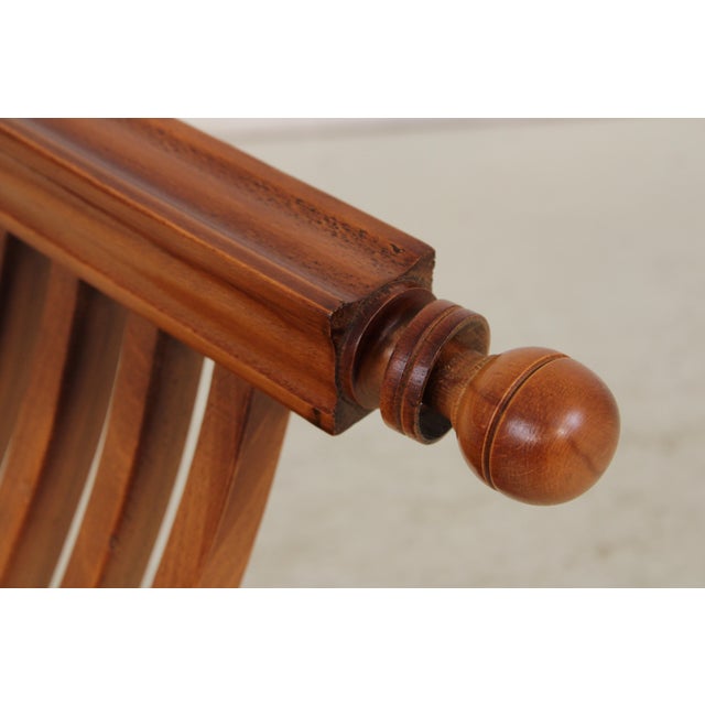 Vintage Savonarola Folding Chair For Sale - Image 9 of 18