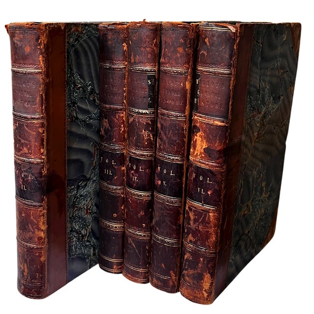 A distinguished set of six volumes from the early 19th century, Elements of General History, Ancient and Modern by the...