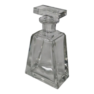 Mid Century Geometric Crystal Decanter