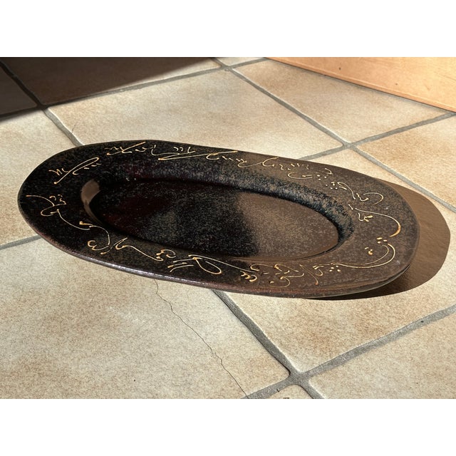 Vintage Rustic Serving Bowl, Germany, 1980s For Sale - Image 4 of 11
