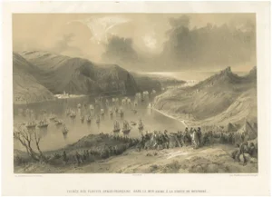 Provost, Anglo-French Fleet Entering the Black Sea from the Bosphorus, Crimean War, 1854, Print