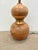 Jamie Young Jamie Young Wood & Brass Gourd Lamp. For Sale - Image 4 of 5