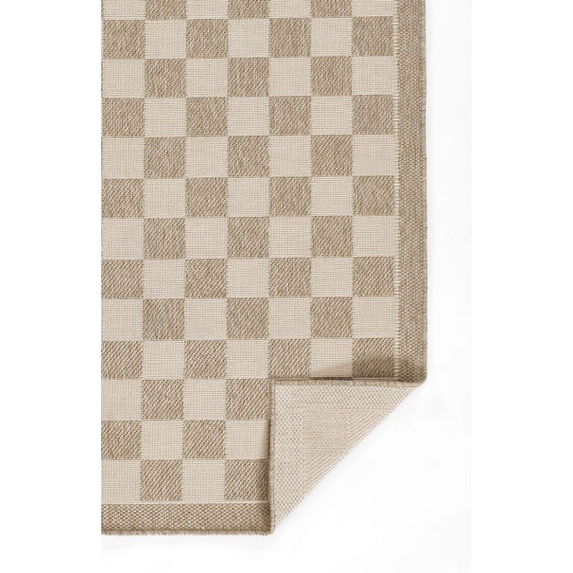 Erin Gates by Momeni Saybrook Check Grey Indoor/Outdoor Area Rug 8' X 10' For Sale - Image 9 of 12