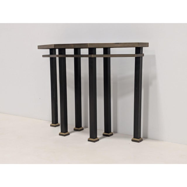 Bespoke Brass Console Table For Sale - Image 10 of 13