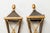 Mid 20th Century Mid 20th Century French Mid Century Modern Gilt Iron Wall Mounted Lanterns with Single Lights - a Pair For Sale - Image 5 of 9