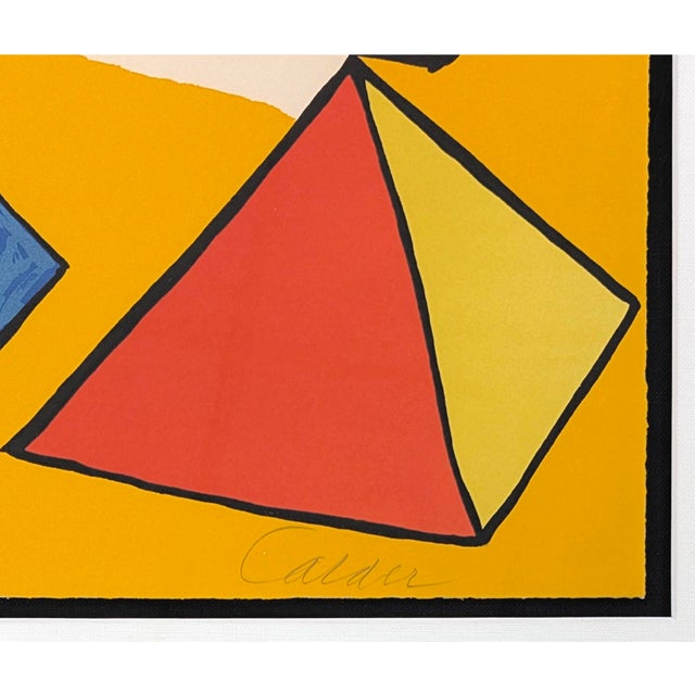Homage to Euclid (Composition IX) from La Mémoire Élémentaire. Lithograph in colors on Arches paper. Hand signed by...