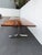 Late 20th Century Solid Mahogany and Chrome Large Long Dining Table 6673 For Sale - Image 5 of 18