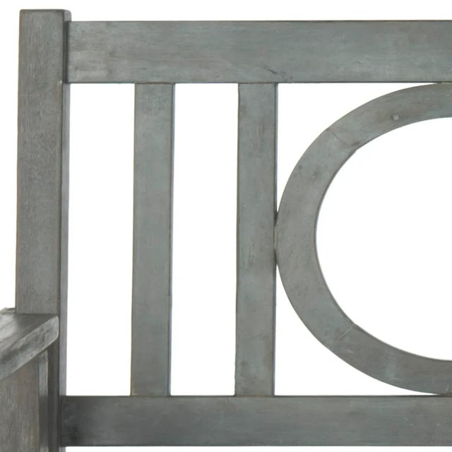 2020s Gianna Folding Bench in Ash Grey For Sale - Image 5 of 7