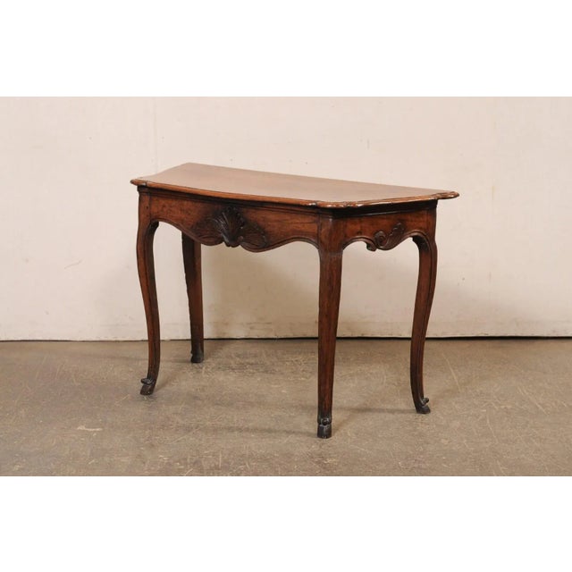 Late 18th Century French Console on Hooved Feet For Sale - Image 4 of 11