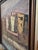 Mediterranean Vintage Original Impressionist Oil Painting Framed Signed Palette Knife Mediterranean Village Landscape For Sale - Image 3 of 9