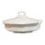 Antique Haviland Limoges "Ranson" White Scalloped Oval Covered Tureen / Serving Dish For Sale