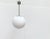 Vintage German Space Age Glass Ball Pendant Lamp from Limburg For Sale - Image 16 of 18