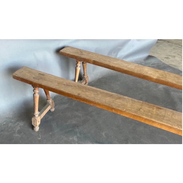 19th Century Pair of Late 18th- Early 19th Century French Benches For Sale - Image 5 of 6