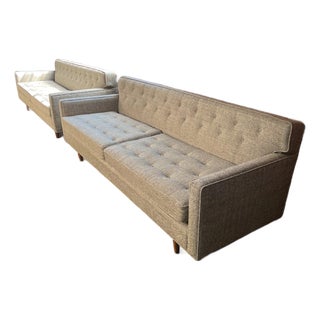 Finn Juhl Rare 'Model 9316' Sofa for Baker in Original Wool Fabric by Knoll, 1950's For Sale