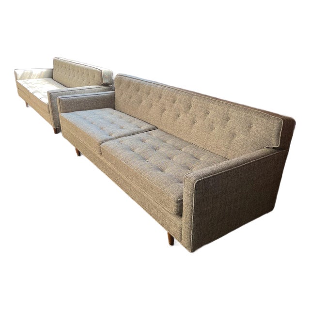 Finn Juhl Rare 'Model 9316' Sofa for Baker in Original Wool Fabric by Knoll, 1950's For Sale