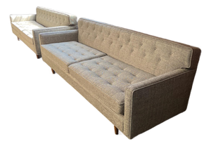 Finn Juhl Rare 'Model 9316' Sofa for Baker in Original Wool Fabric by Knoll, 1950's