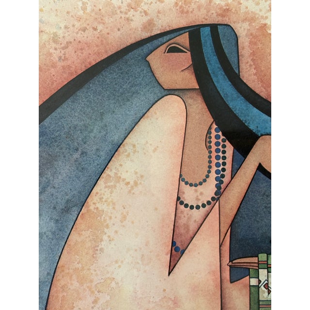 1980s Print - La Bordadora by G. E. Mullen For Sale - Image 4 of 10