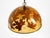 Gold Large Italian Resin Pendant Lamp with Embedded Maple Leaves, 1970s For Sale - Image 8 of 18
