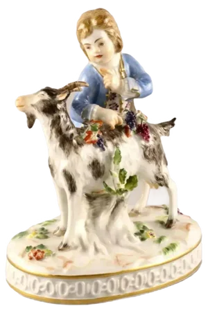 Boy with a Goat from Meissen